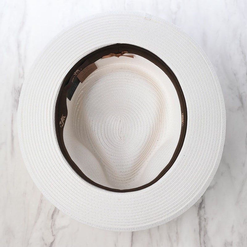 ビガリのブレードハット ALESSANDRO BRAID（アレッサンドロ ブレード） ホワイト