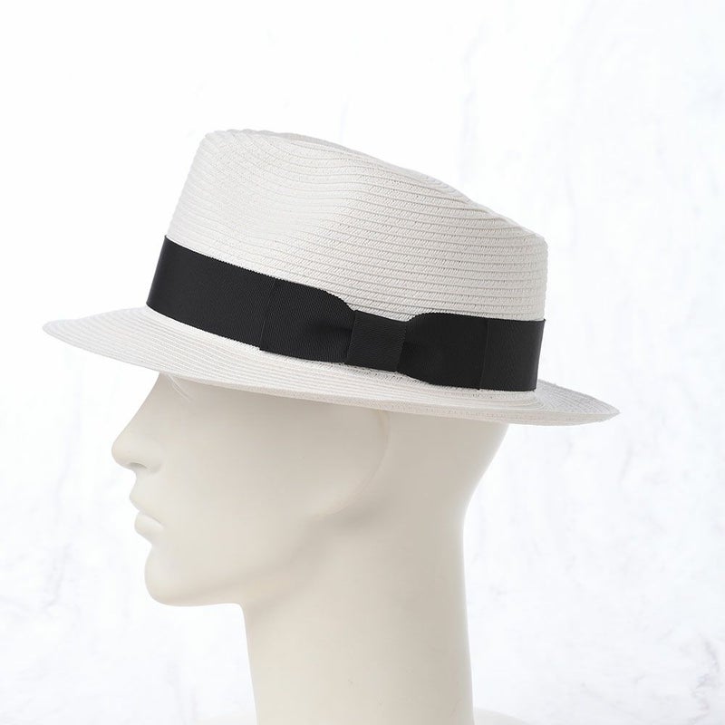 ビガリのブレードハット ALESSANDRO BRAID（アレッサンドロ ブレード） ホワイト