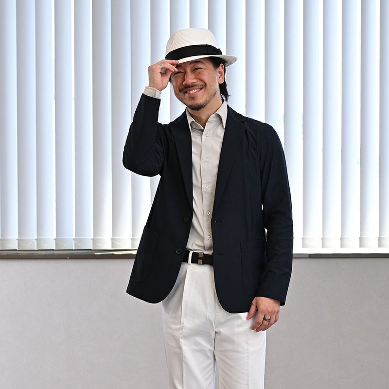 ビガリのブレードハット ALESSANDRO BRAID（アレッサンドロ ブレード） ホワイト