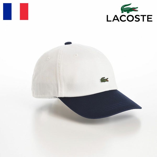 ONE POINT BICOLOR CAP（ワンポイントバイカラーキャップ） L1272 ホワイト