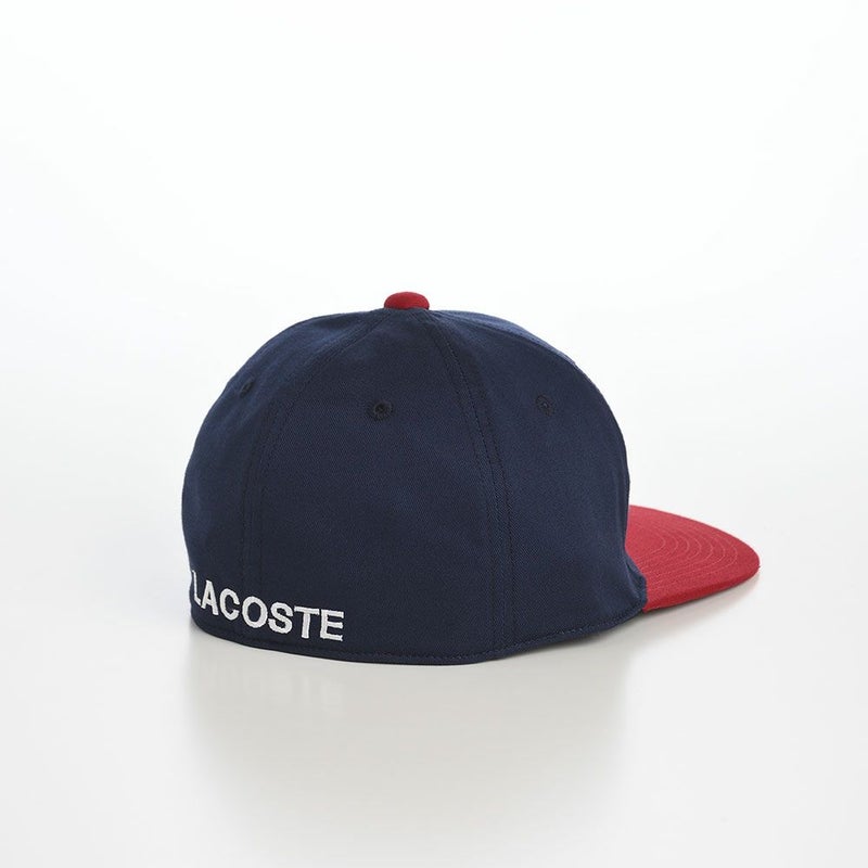 ラコステのキャップ BIG "WANI" BICOLOR CAP（ビッグワニバイカラーキャップ） L1276 ネイビー