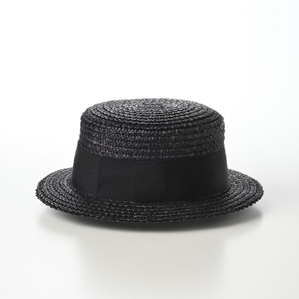 田中帽子店 カンカン帽 Hans（ハンス） UK-H048 ブラック | 帽子通販