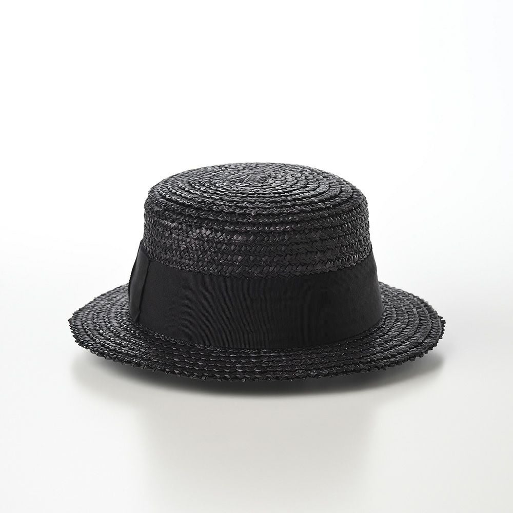 田中帽子店 カンカン帽 Hans（ハンス） UK-H048 ブラック | 帽子通販