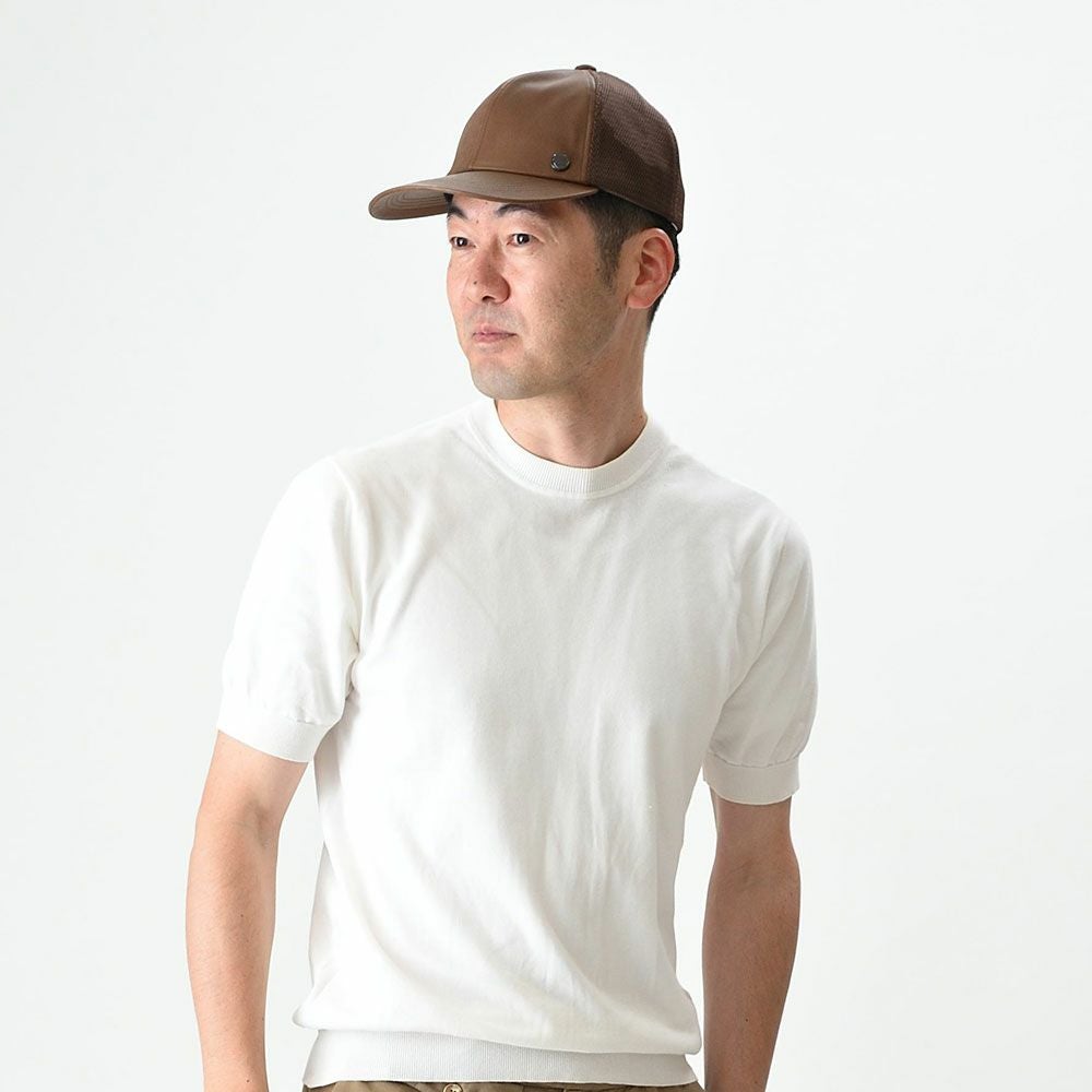ステットソン キャップ WASHABLE LEATHER CAP（ウォッシャブル レザー