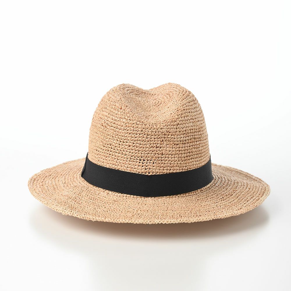 マローネ ソフトハット Flat Brim Raffia（フラットブリム ラフィア