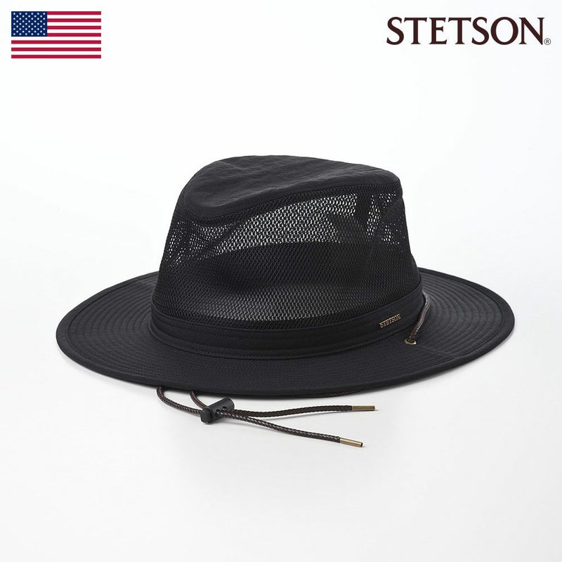 ステットソンのメッシュハット MESH HAT（メッシュハット）SE718 ブラック