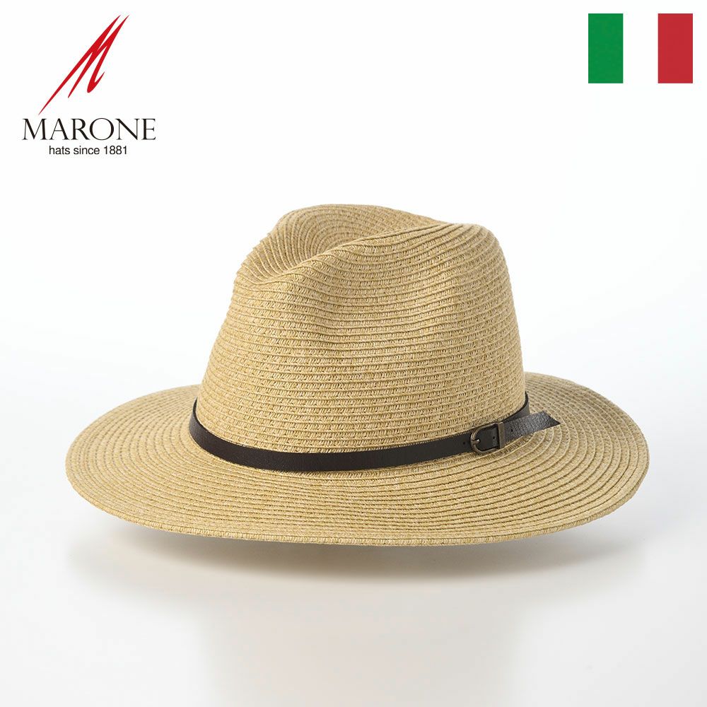 帽子材料　　麻ブレード　4色 マローネ ブレードハット Belt Band Braid Hat（ベルトバンド ブレード