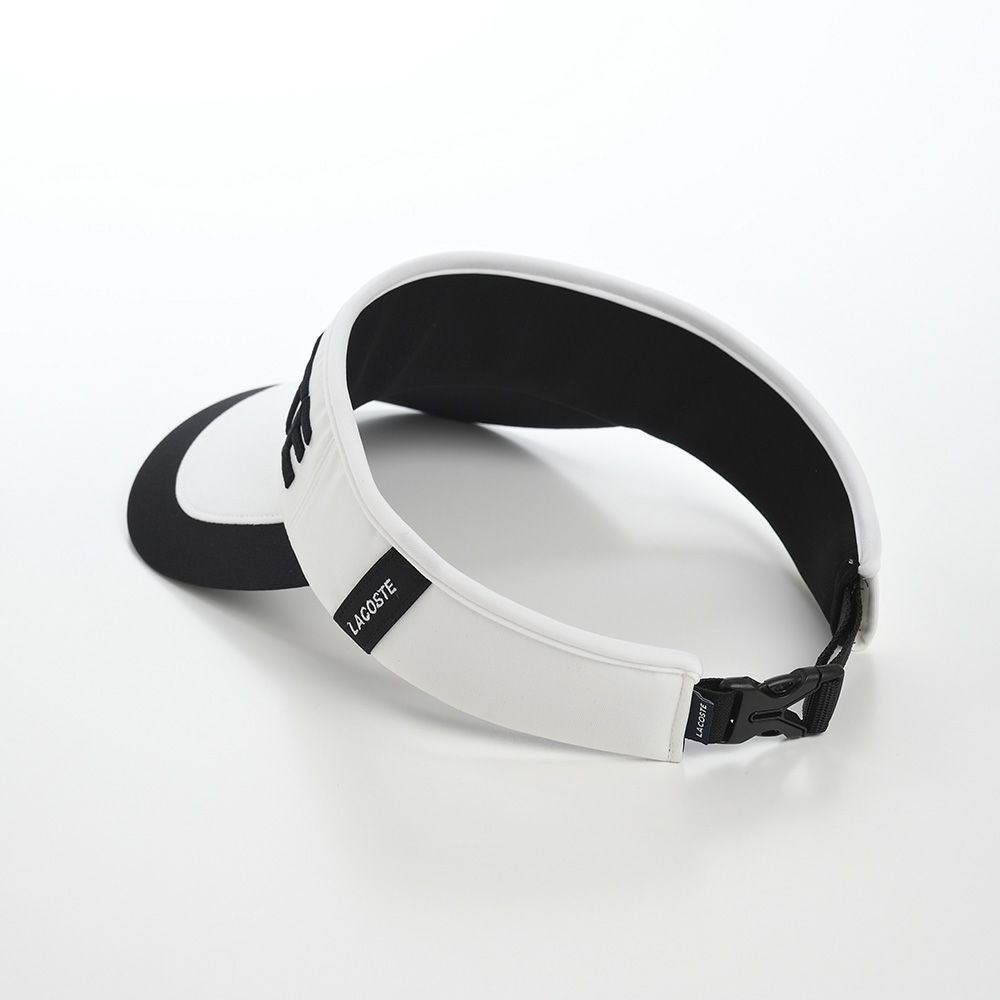 ラコステ サンバイザー LOGO VISOR（ロゴバイザー） L1277 ホワイト