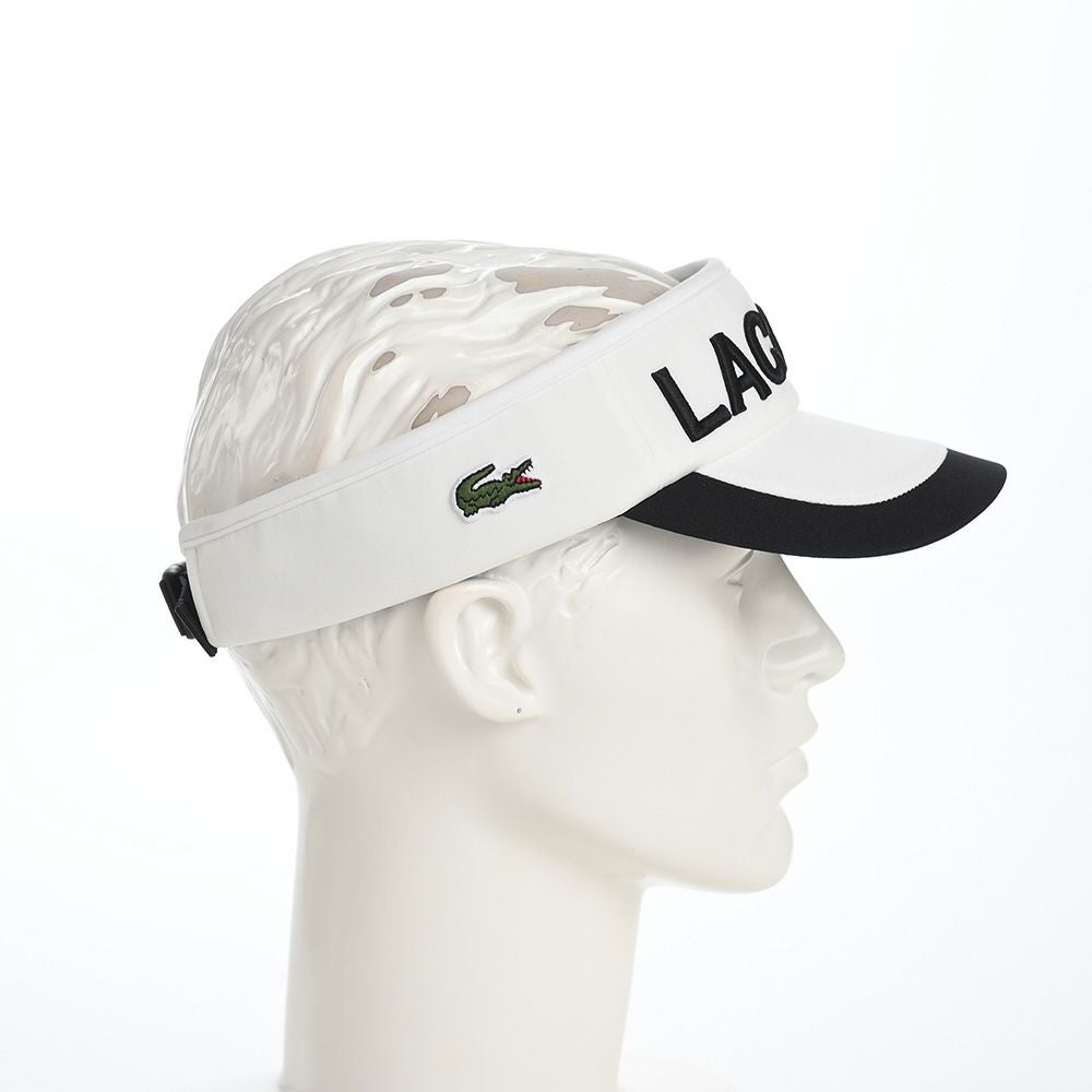 ラコステ サンバイザー LOGO VISOR（ロゴバイザー） L1277 ホワイト