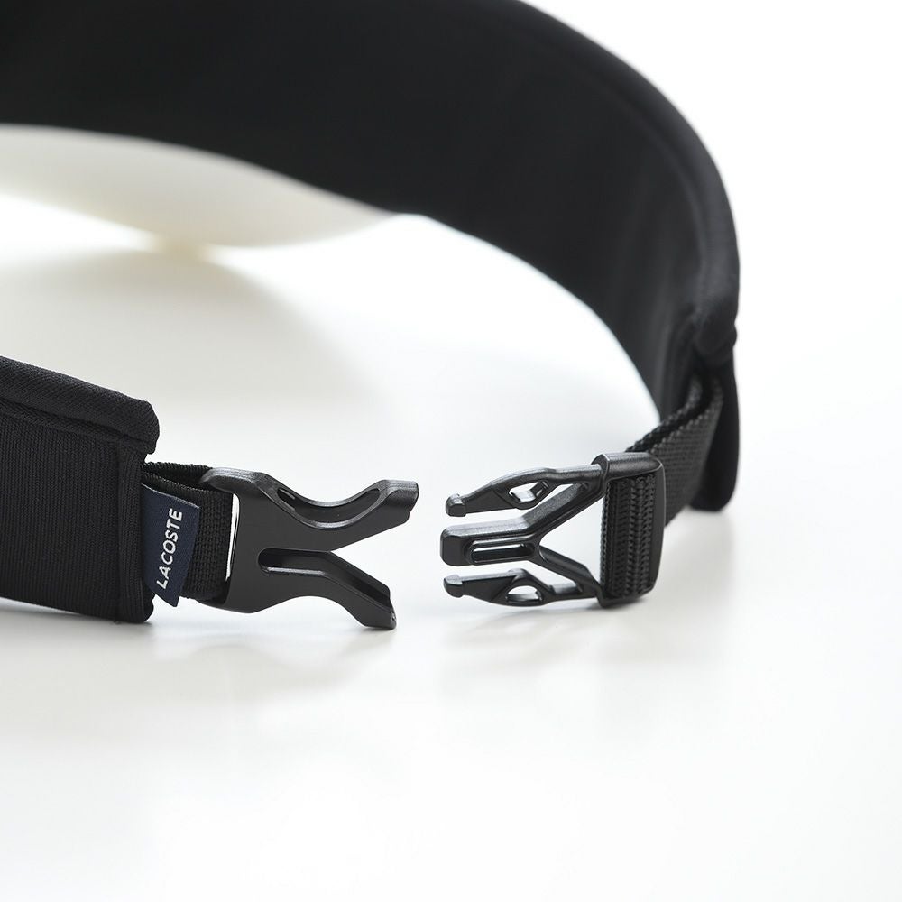 ラコステ サンバイザー LOGO VISOR（ロゴバイザー） L1277 ホワイト