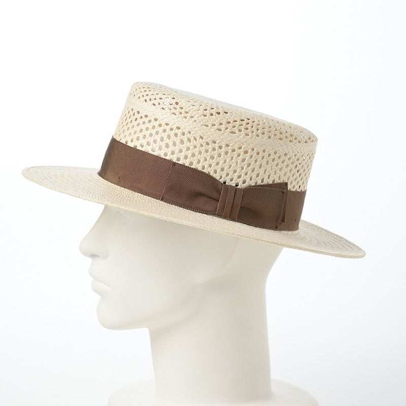 ステットソンのパナマハット FLAT LACE KANKAN（フラット レースカンカン）SE729 ナチュラル