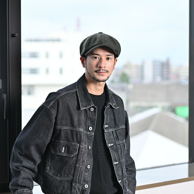 フェイルスワースのキャスケット ALFIE MELTON（アルフィー メルトン） モス