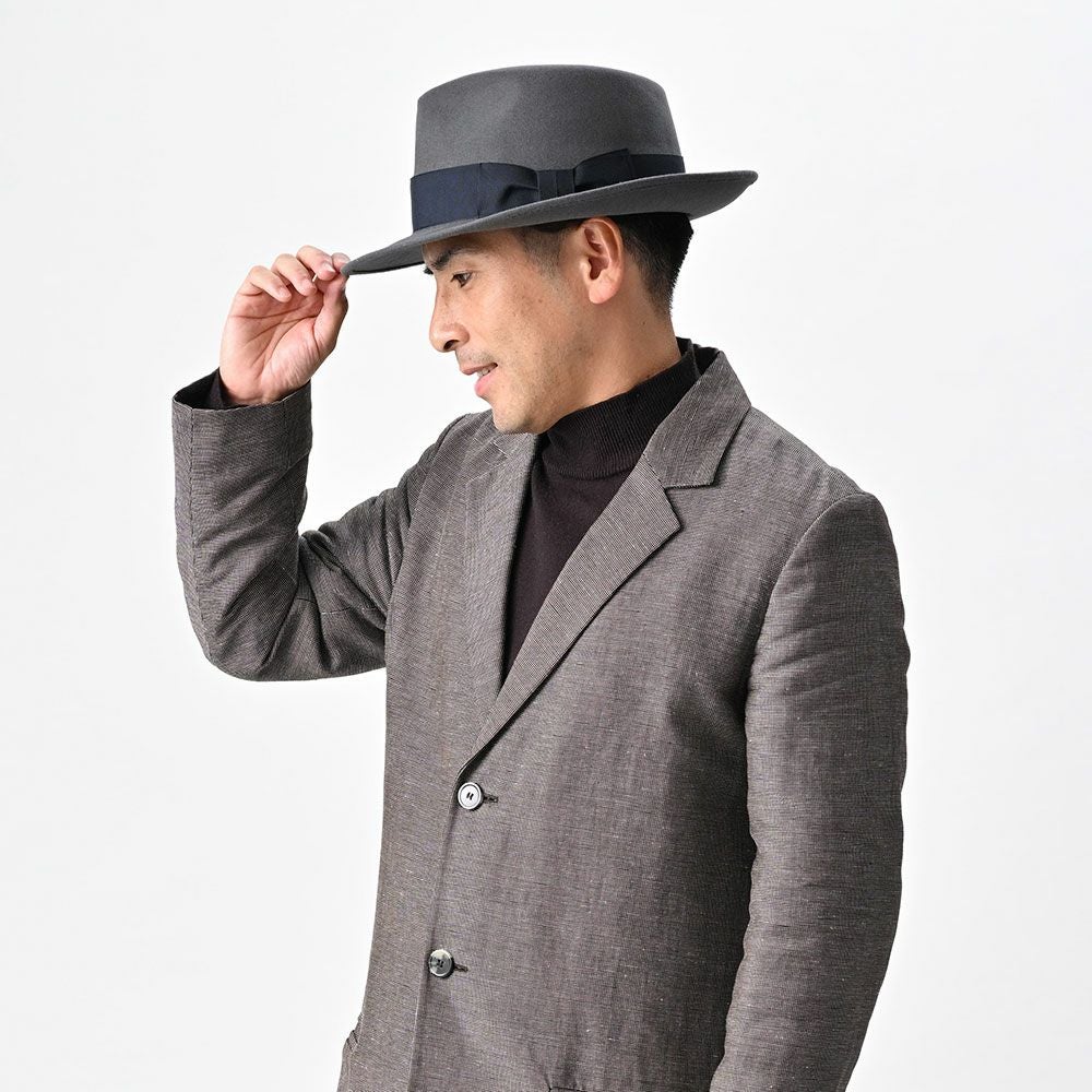 レッター フェルトハット Fur Felt Fedora（ファーフェルト フェドラ