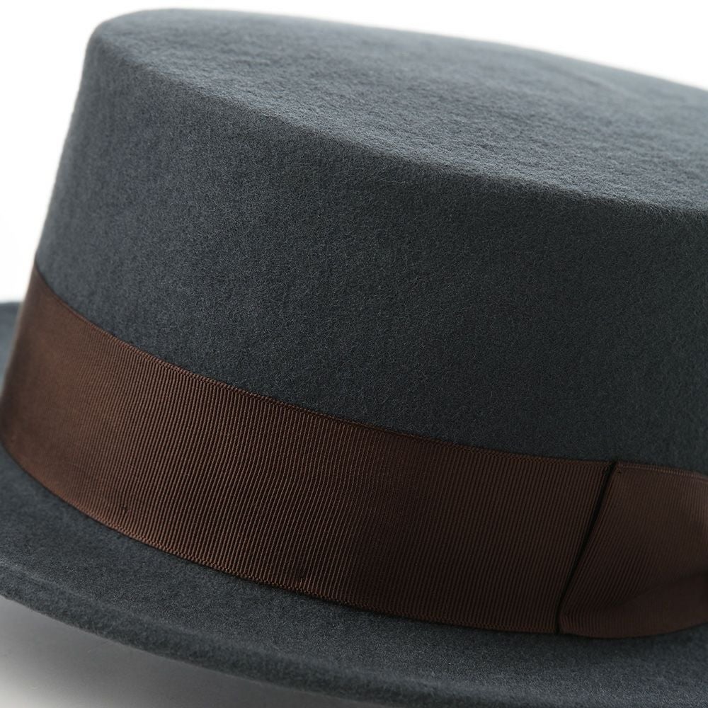 レッター フェルトハット Felt KANKAN（フェルトカンカン） グレー