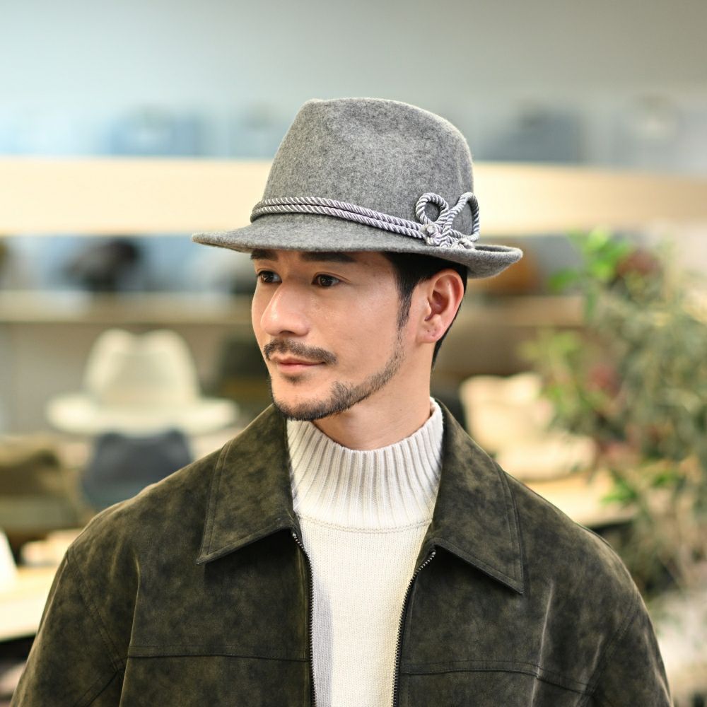 レッター チロリアンハット Wool Tyrol（ウールチロル） グレー | 帽子