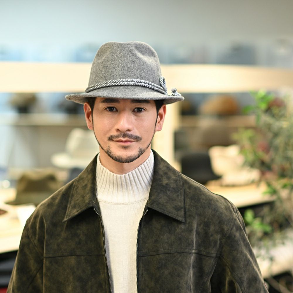 レッター チロリアンハット Wool Tyrol（ウールチロル） グレー | 帽子
