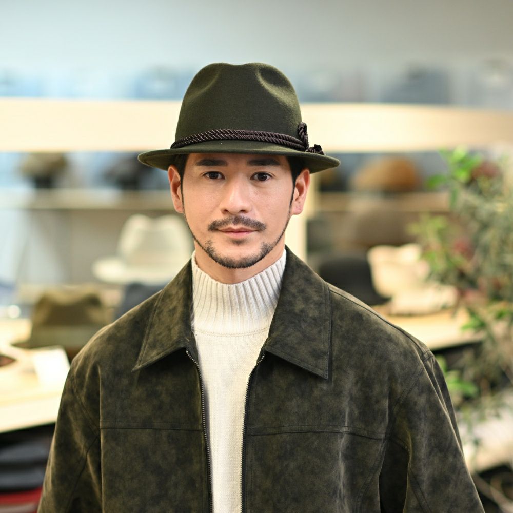レッター チロリアンハット Wool Tyrol（ウールチロル） カーキ | 帽子