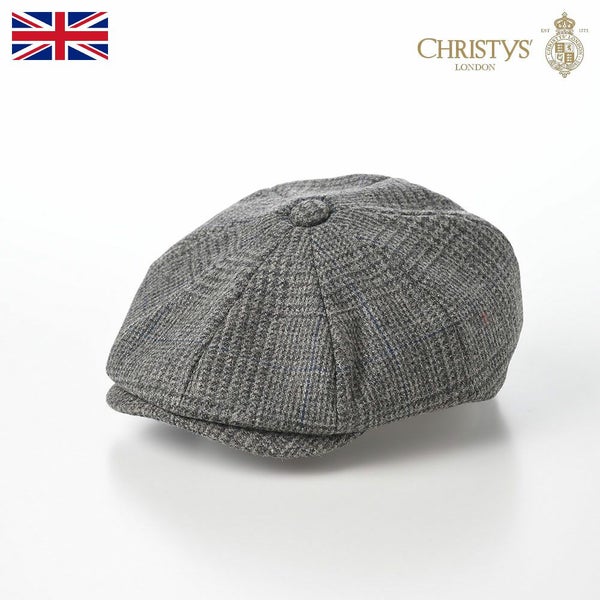 BAKER BOY TWEED CAP（ベイカーボーイ ツイードキャップ） グレー