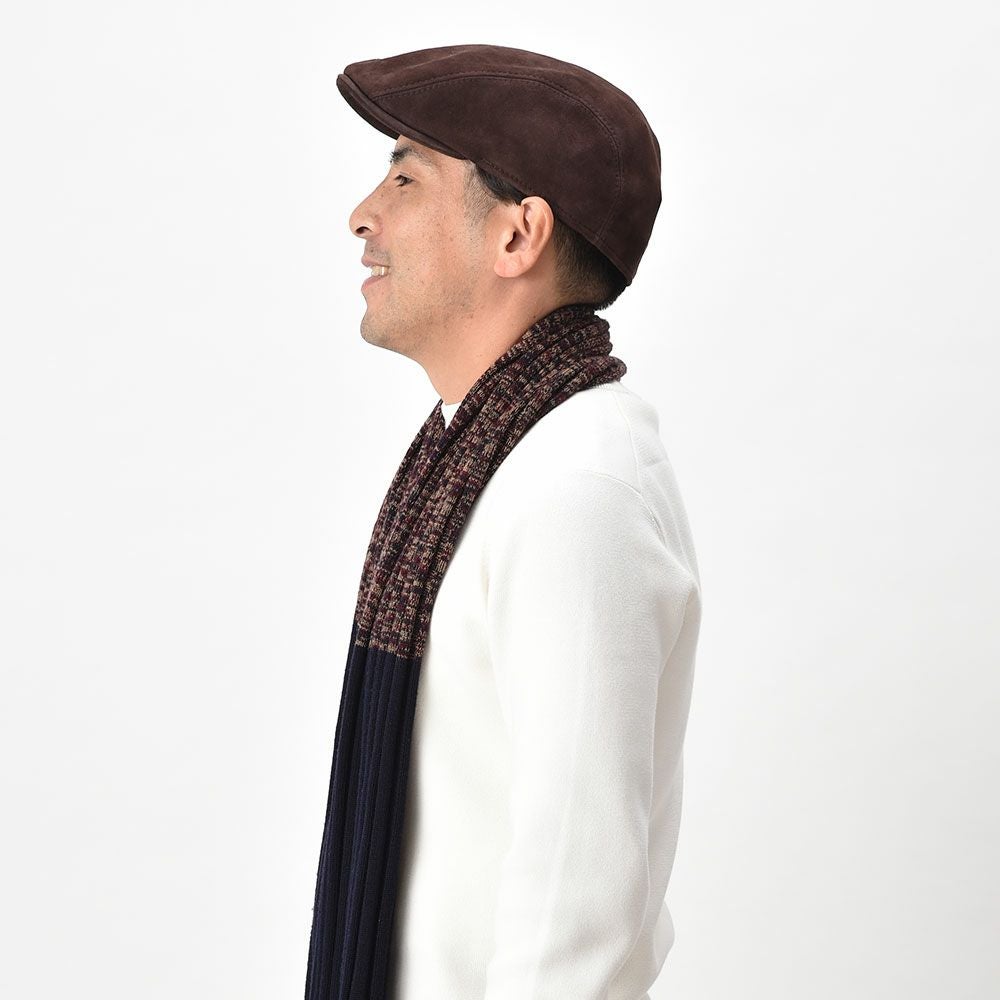 マローネ ハンチング Four Panel Berretto Goatskin（フォーパネル