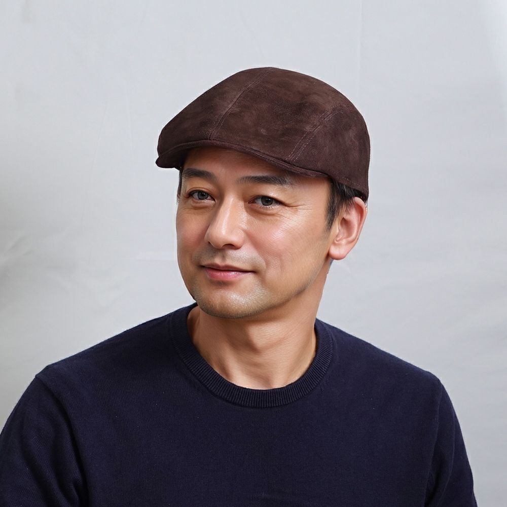 マローネ ハンチング Four Panel Berretto Goatskin（フォーパネル