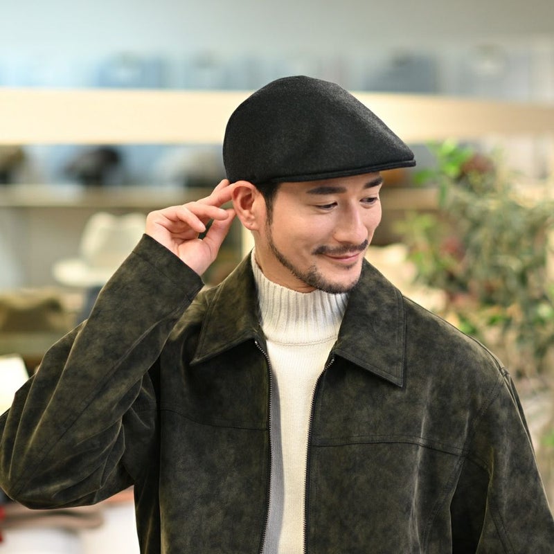 マローネのハンチング Milano Cashmere（ミラノ カシミヤ） BT1079 グレー