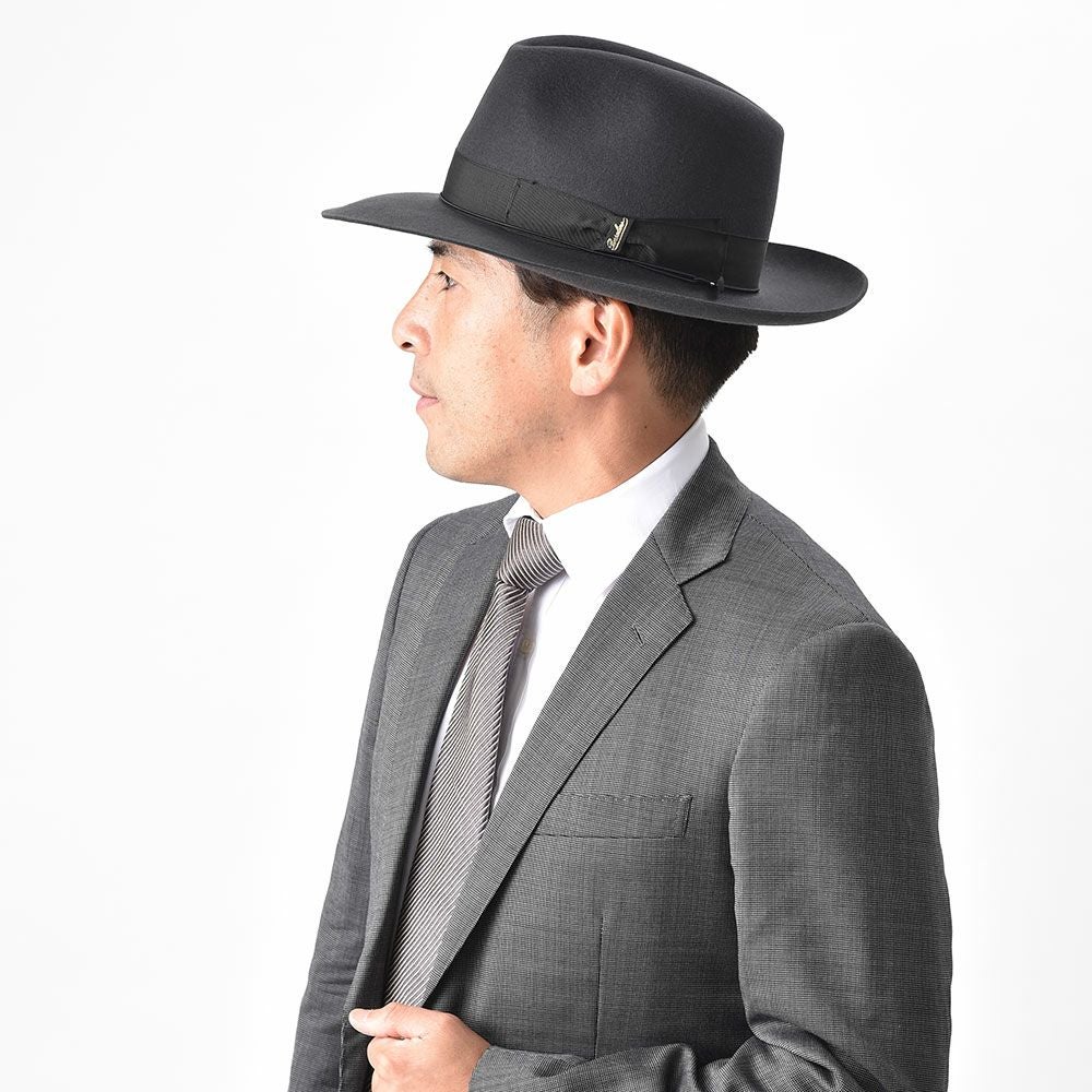 ボルサリーノ フェルトハット Q.S. Folar Rasato(Q.S. フォラール ボルサリーノ フェルトハット Q.S. Folar Rasato(Q.S. フォラール