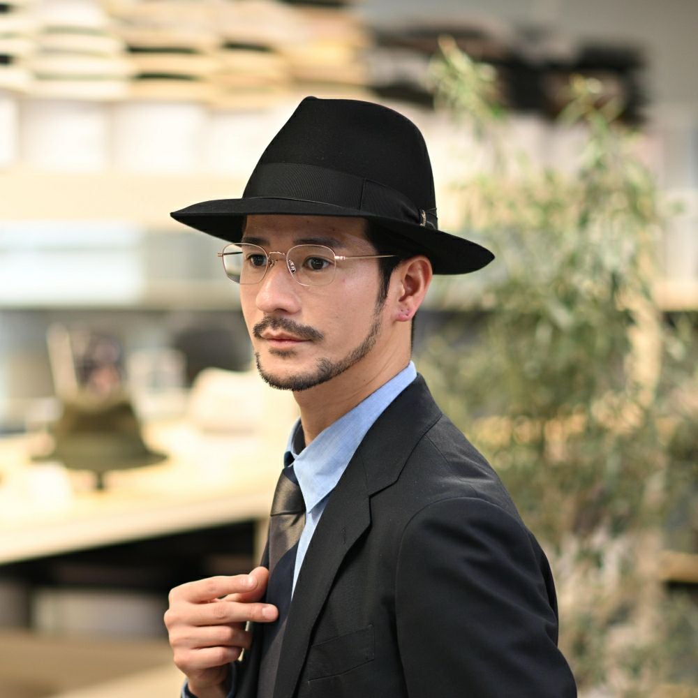 ボルサリーノ フェルトハット Q.S. Anello Rasato（Q.S. アネロ