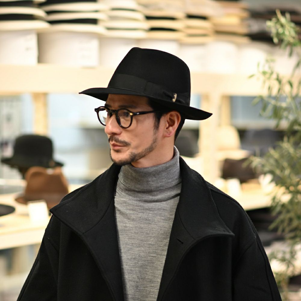 ボルサリーノ フェルトハット Q.S. Anello Rasato（Q.S. アネロ