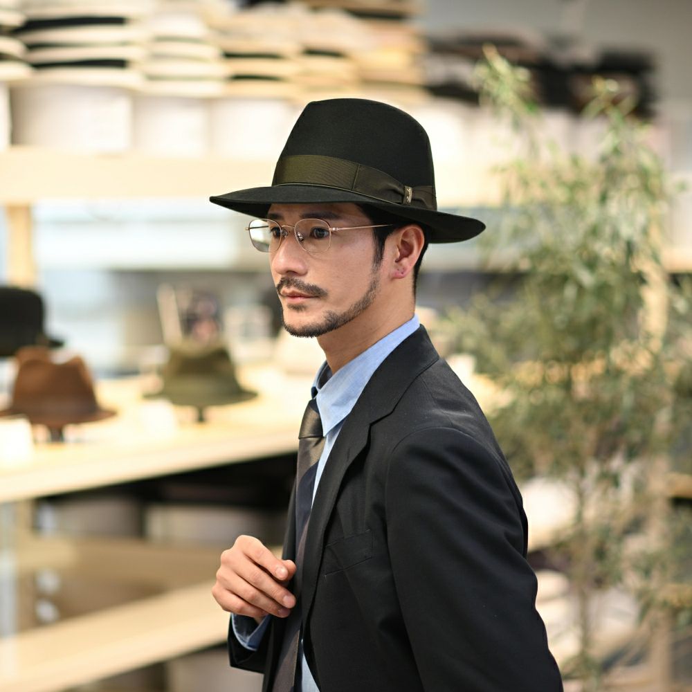 ボルサリーノ フェルトハット Q.S. Anello Rasato（Q.S. アネロ