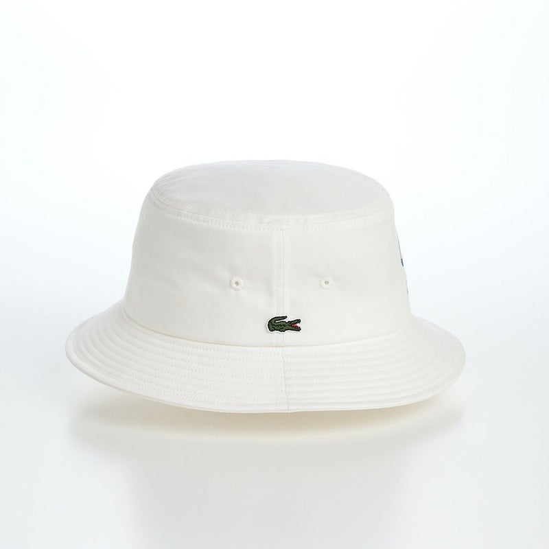 ラコステのバケットハット ANIMATION BUCKET HAT（アニメーションバケットハット） L1293 ホワイト