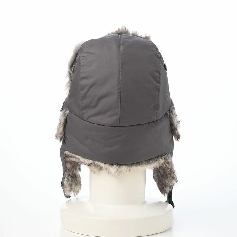 クラウンキャップのフライトキャップ Taslan Aviator（タスラン アビエーター） チャコール