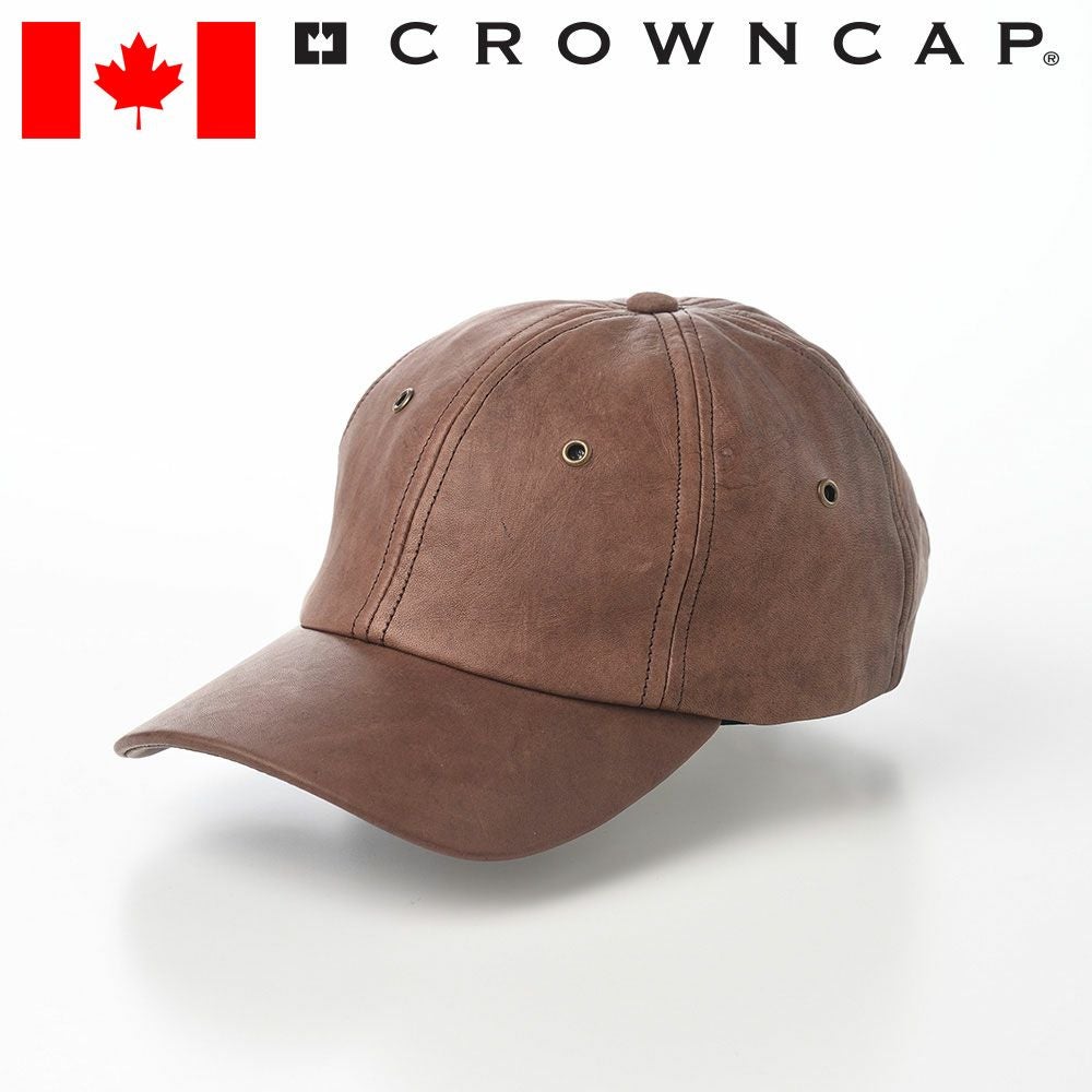 クラウンキャップ キャップ Lambleather Baseball Cap（ラムレザー