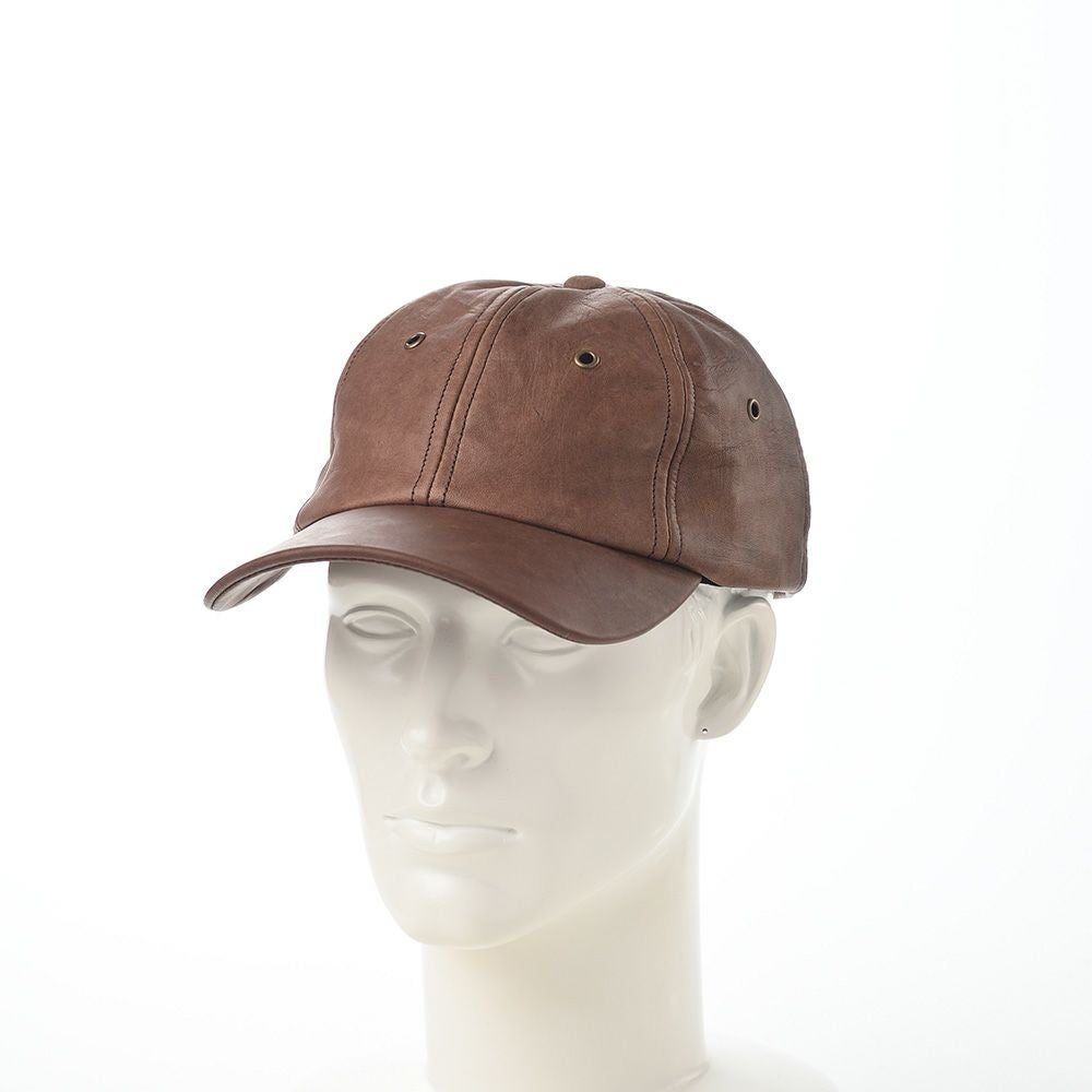 クラウンキャップ キャップ Lambleather Baseball Cap（ラムレザー