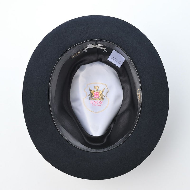 ノックスのフェルトハット Rabbit Fur Fedora Hat（ラビットファー フェドラハット）KMC ネイビー
