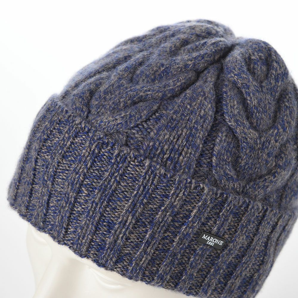 マローネ ニット帽 Cashmere Cable Knit Cap（カシミヤ ケーブル