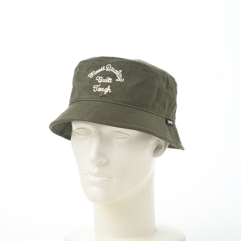 ショットのバケットハット CHAIN STITCH BUCKET HAT（チェーンステッチバケットハット） SC050 カーキ