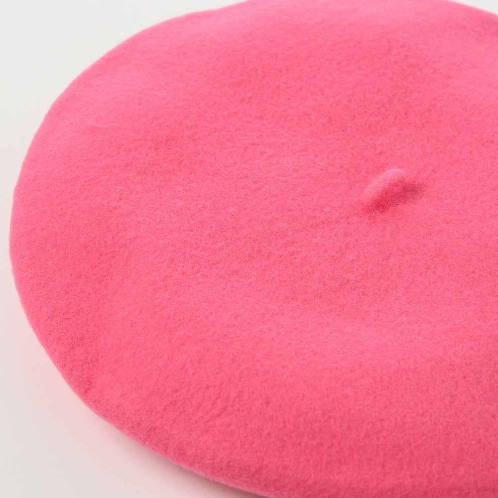 ボルサリーノ ベレー帽 Basque Beret（バスク ベレー） B80002 ピンク