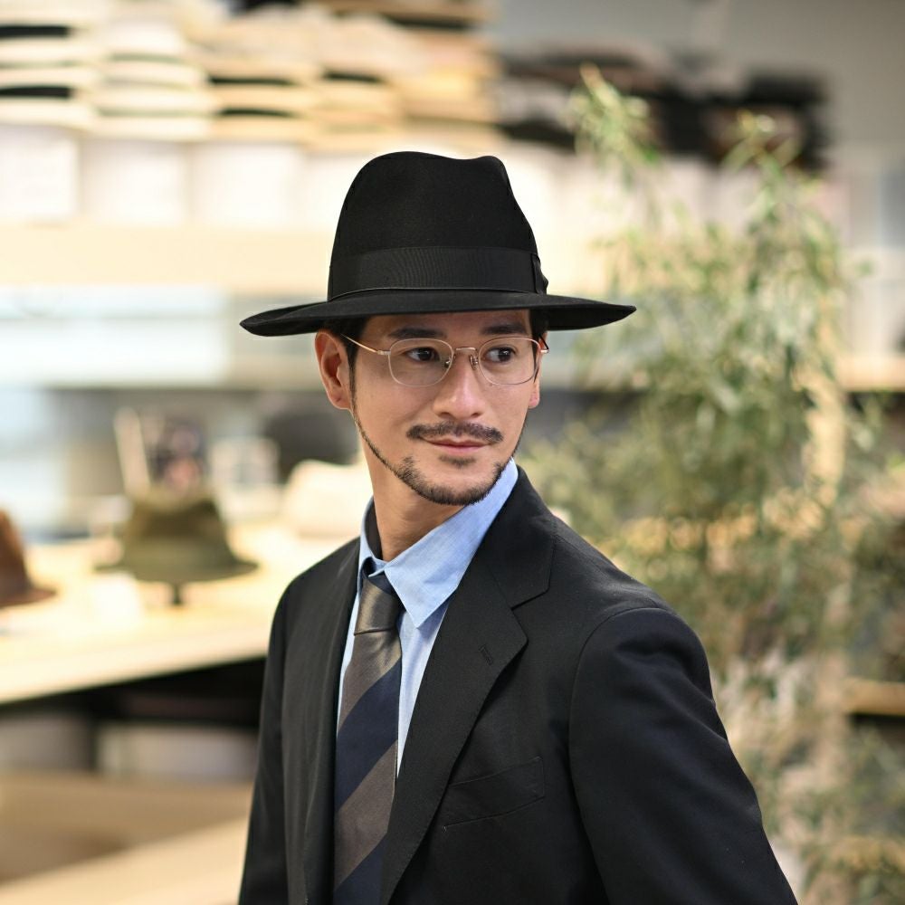 ボルサリーノ フェルトハット Q.S. Folar Rasato（Q.S. フォラール