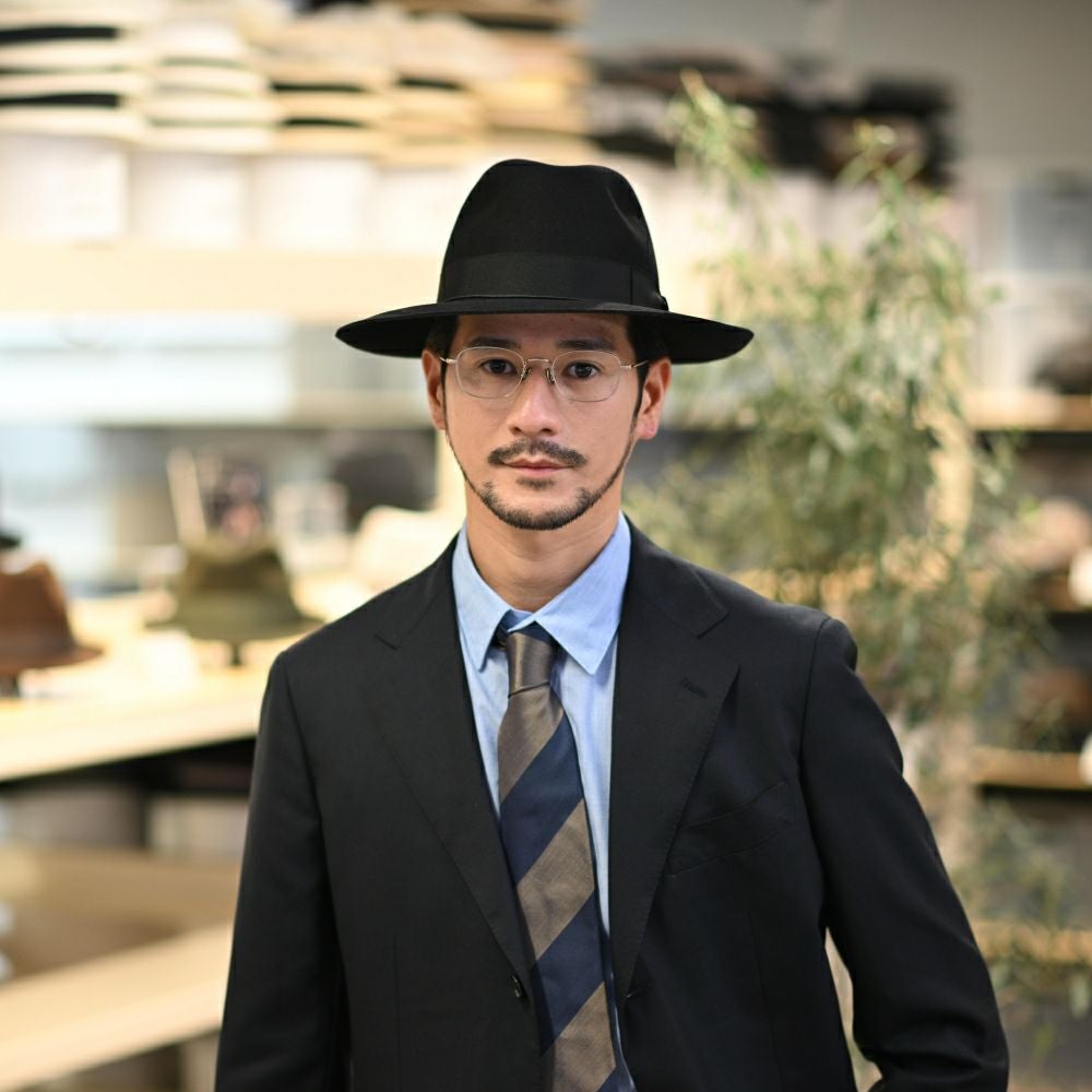 ボルサリーノ フェルトハット Q.S. Folar Rasato（Q.S. フォラール