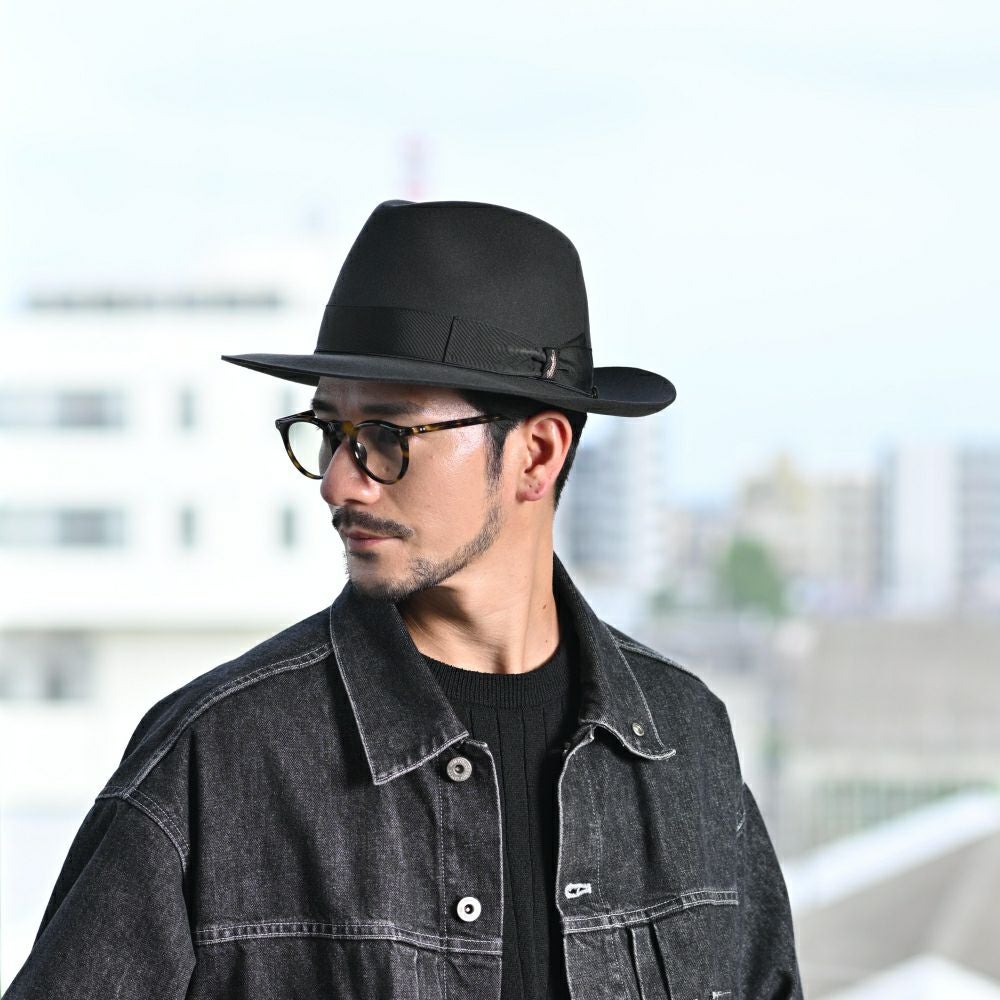 ボルサリーノ フェルトハット Q.S. Anello Rasato（Q.S. アネロ