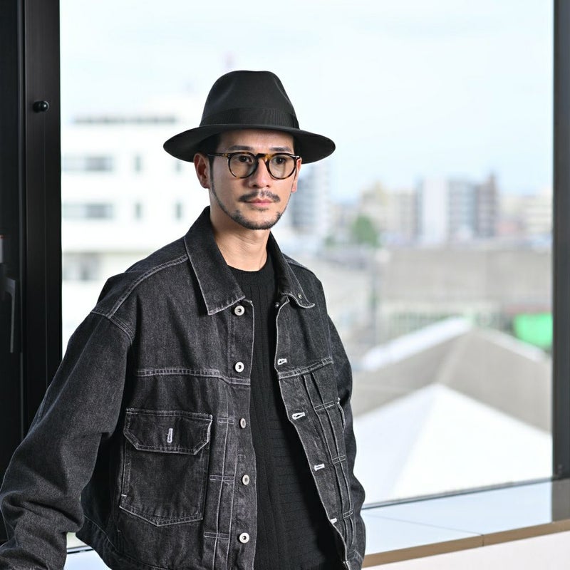 ボルサリーノのフェルトハット Q.S. Anello Rasato（Q.S. アネロ ラザート） 114336 チャコールグレー