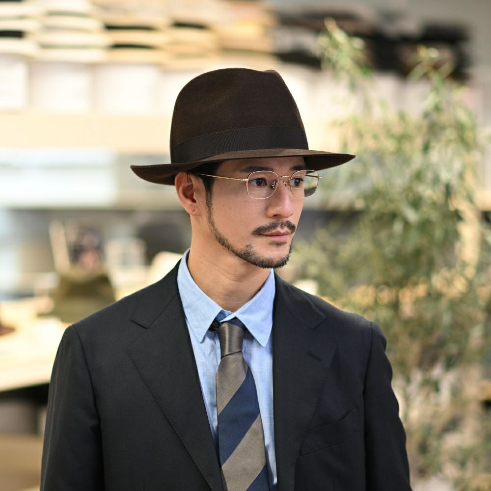 ボルサリーノ フェルトハット Marengo rasato larga（マレンゴ