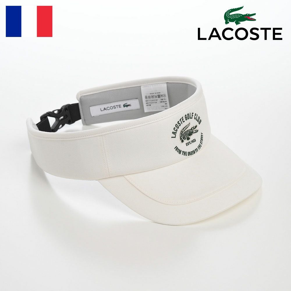 ラコステ サンバイザー LACOSTE GOLF CLUB VISOR（ラコステゴルフ