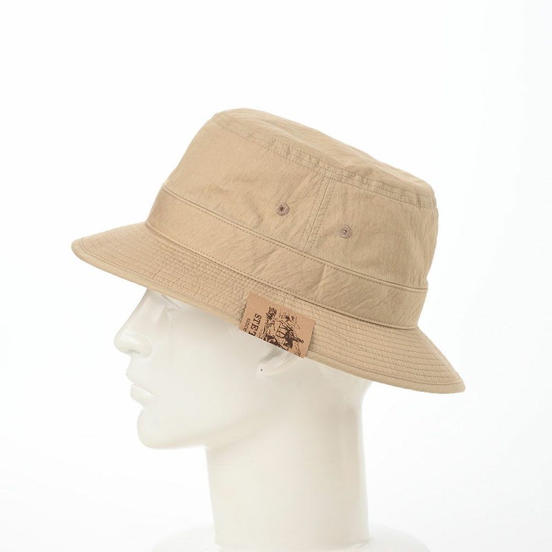 ステットソンのサファリハット COTTON SAFARI RETRO PATCH（コットンサファリ レトロパッチ）SE450 ベージュ