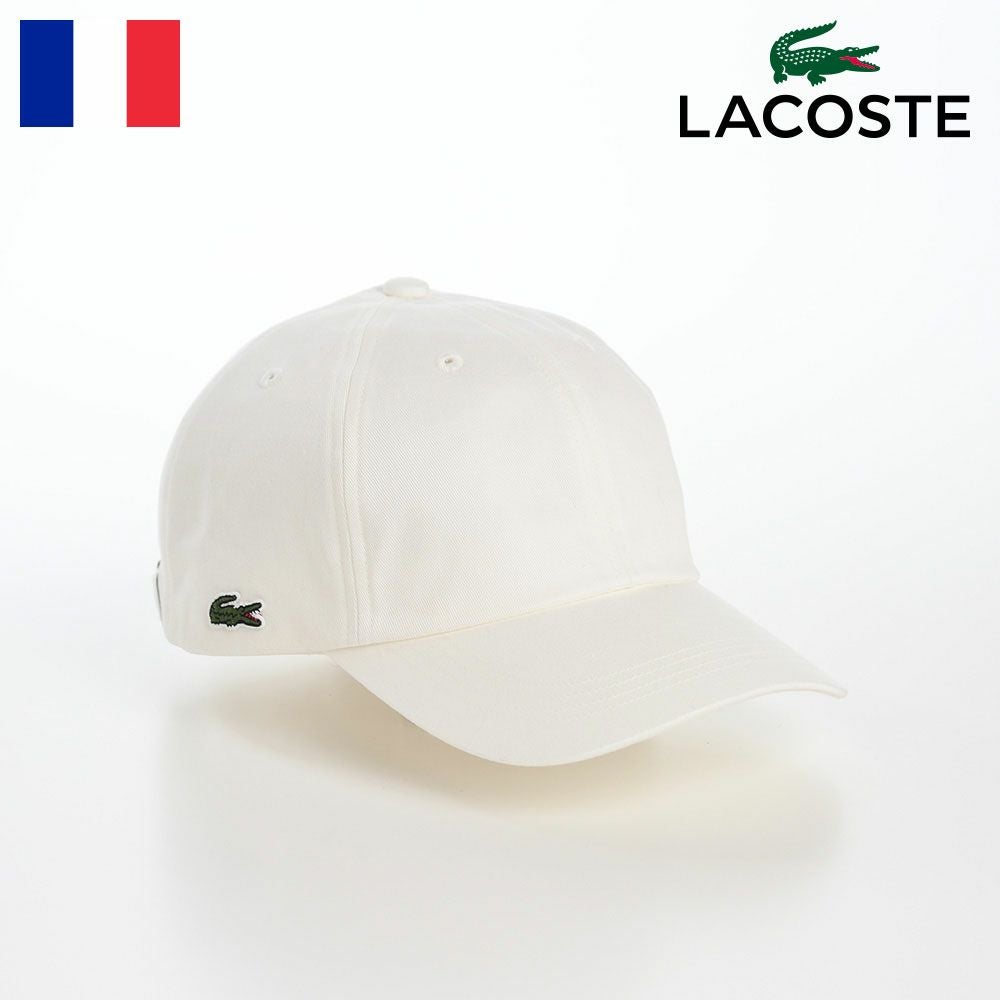 ラコステ キャップ COTTON TWILL CAP（コットンツイルキャップ） L1278