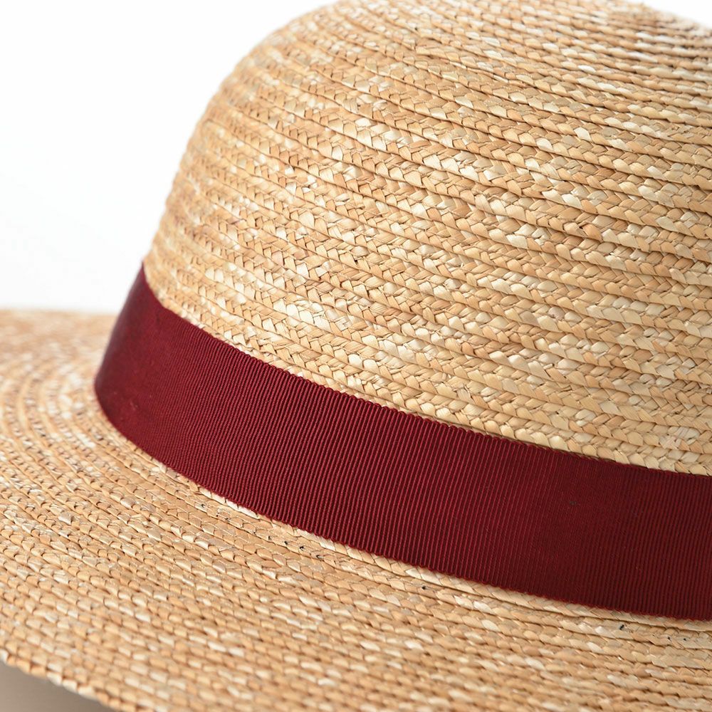 田中帽子店 麦わら帽 Roger（ロジャー） UK-H105 レッド | 帽子通販 時