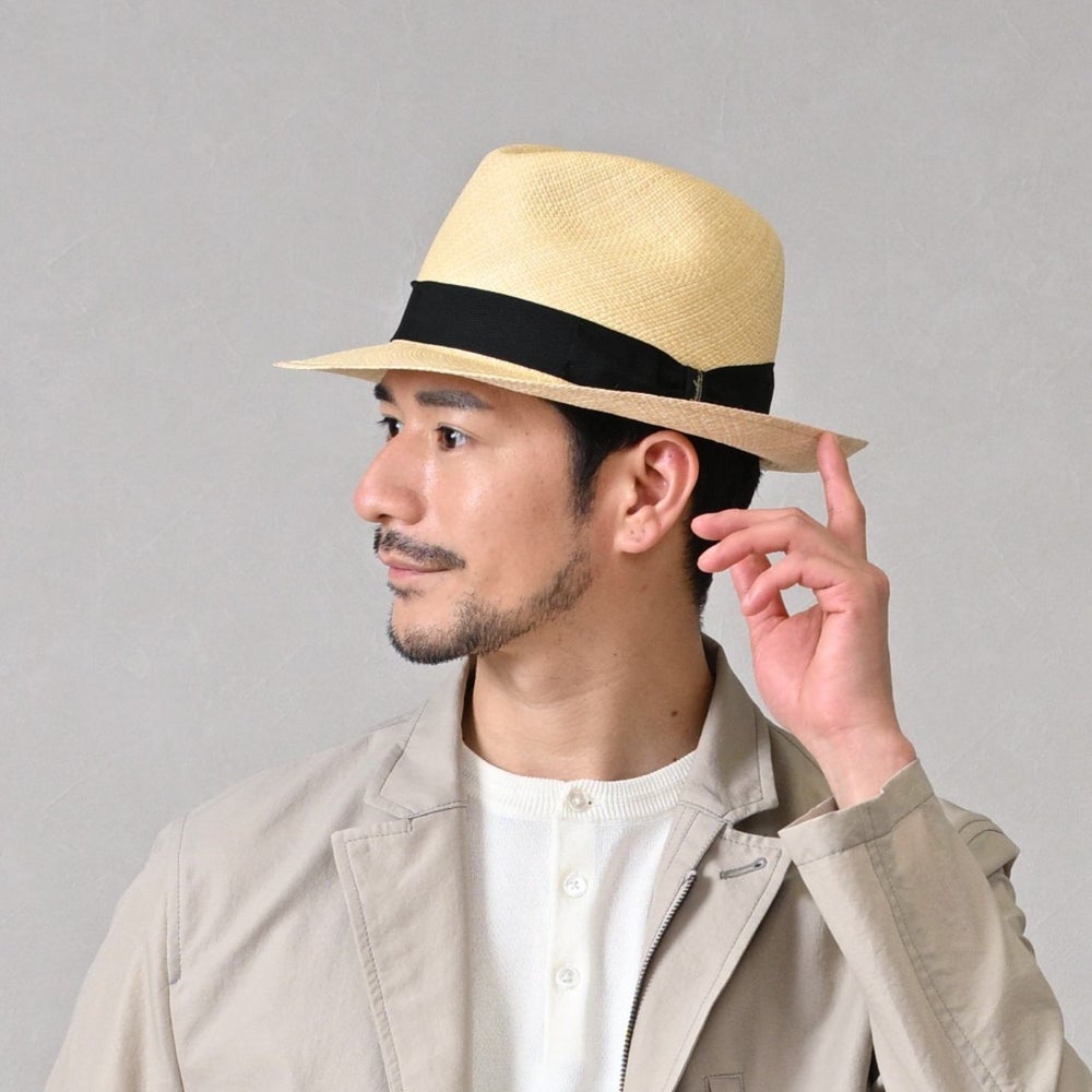 本日限定価格　pablo vinci パナマハット　かわしまたかひろ ボルサリーノ パナマハット Panama Fine Satin（パナマファイン サテン