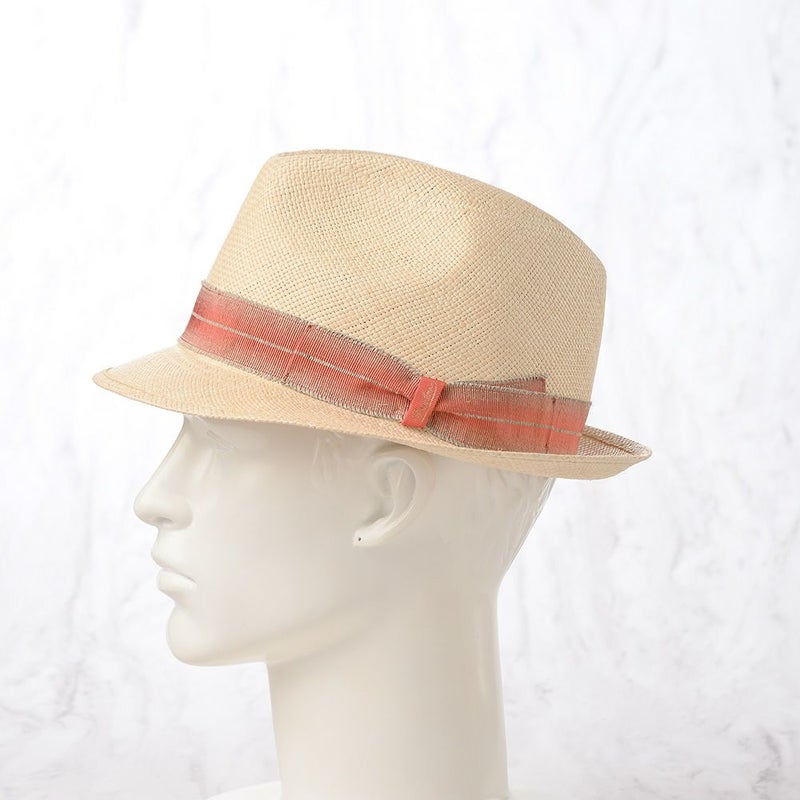 ボルサリーノのパナマハット Panama Quito Trilby（パナマキート トリルビー） 141238 オレンジリボン