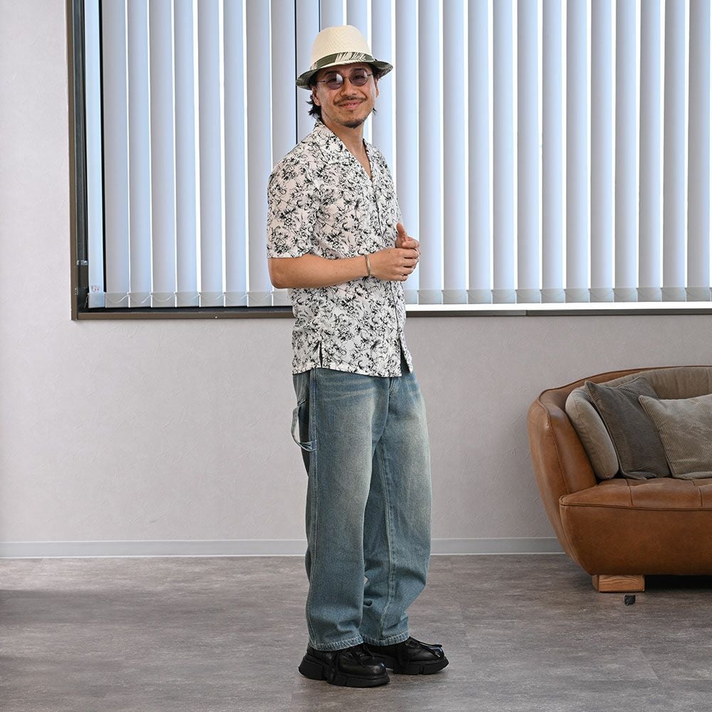 フェイルスワース ストローハット Malibu Trilby（マリブ トリルビー