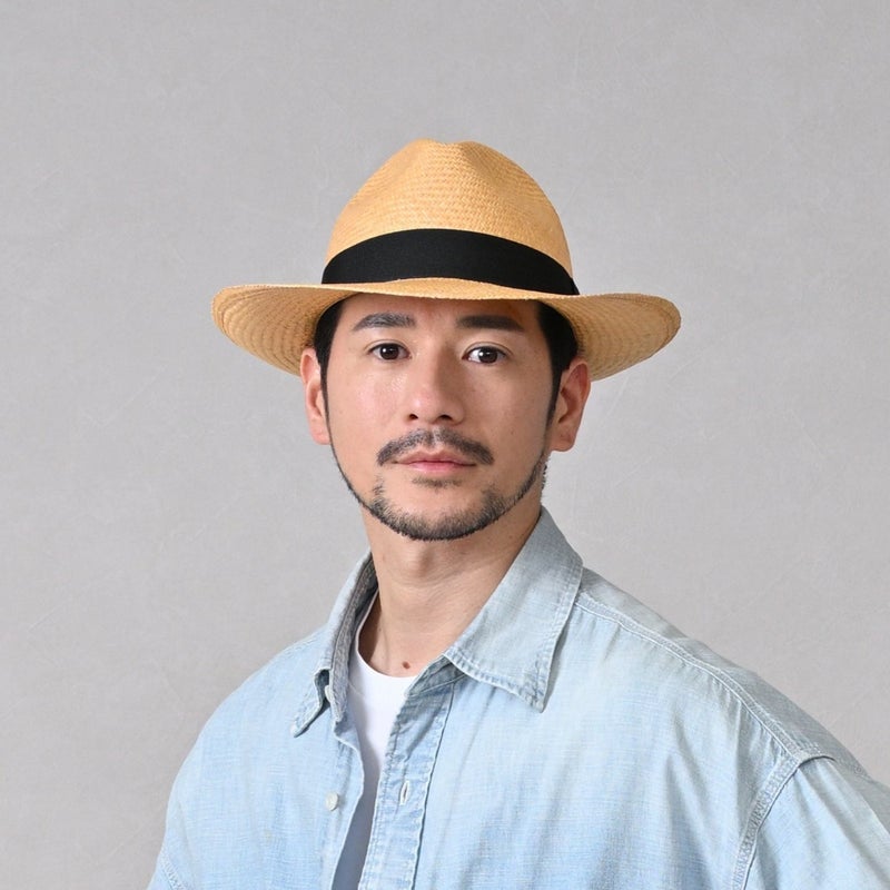 エロイ ベルナールのパナマハット PALETA NEU（パレッタ ノイ） ベージュ